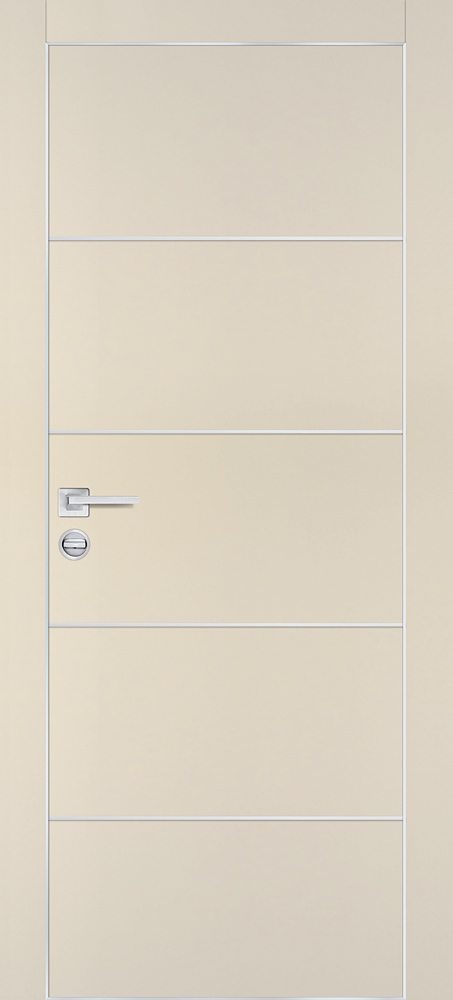 Фото Межкомнатная дверь PX-12  AL кромка с 4-х ст. Бежевый матовый